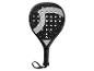 Palette de padel Crivit noire et grise.