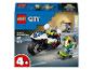 Ensemble LEGO City avec moto de police et figurines