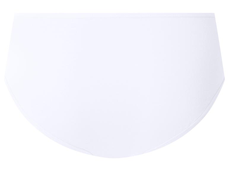 Culotte femme en coton blanc taille haute