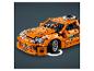 Voiture de course LEGO Technic orange avec fonctions de direction