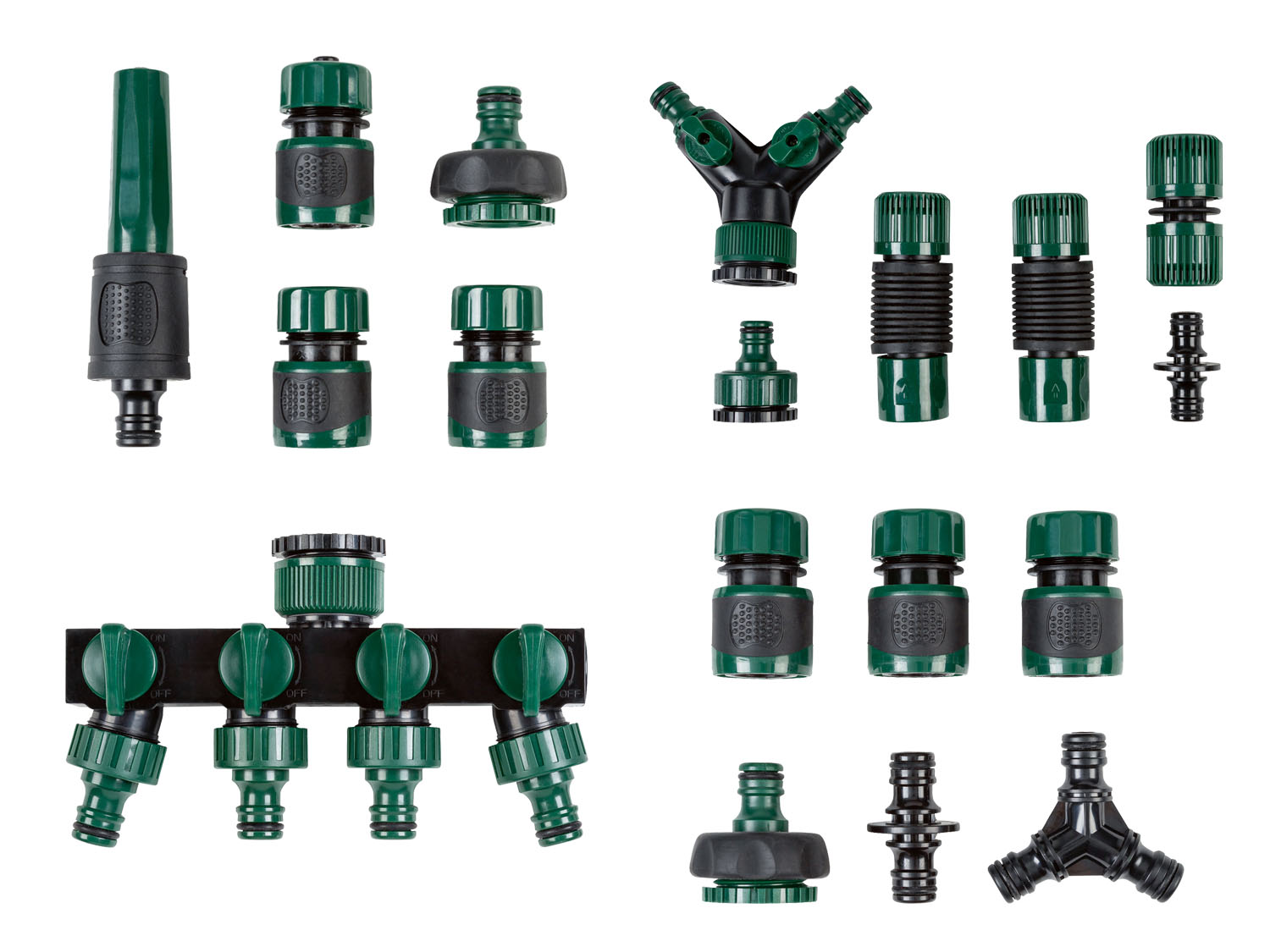 PARKSIDE® Set de raccords pour tuyaux ou sélecteur 4 voies