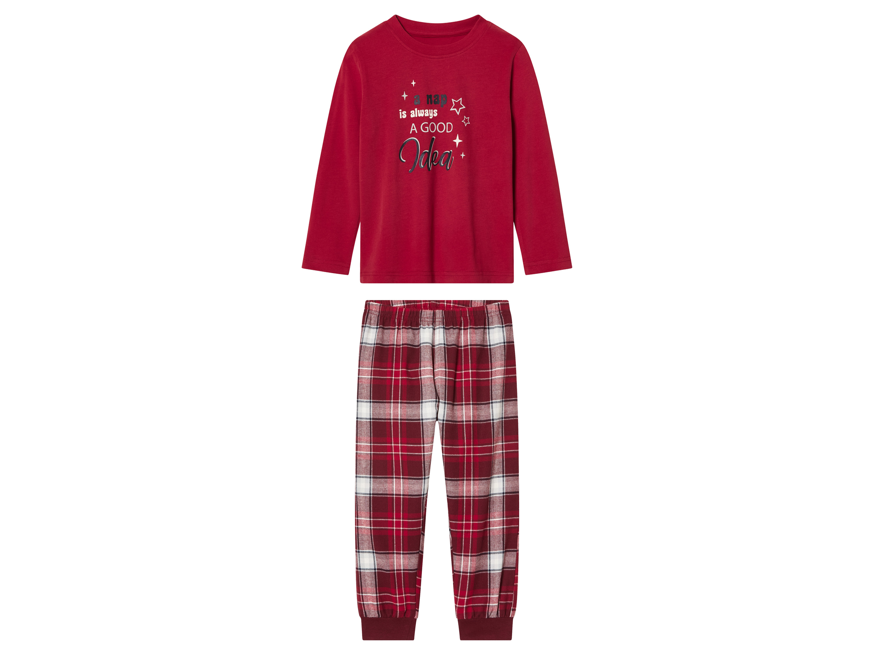 lupilu® Ensemble pyjama petit garçon (2-4 ans, rouge)