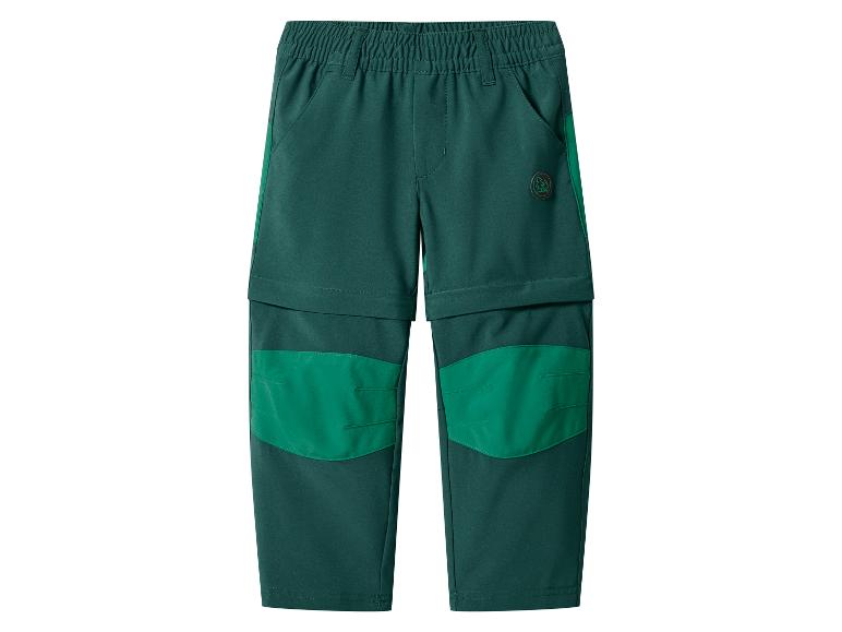 Pantalon enfant 2 en 1 vert foncé et vert clair