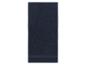 Serviette de bain bleu marine foncé.