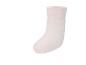 Chaussette bébé côtelée rose clair