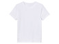 T-shirt blanc à manches courtes.