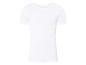 T-shirt blanc à manches courtes.