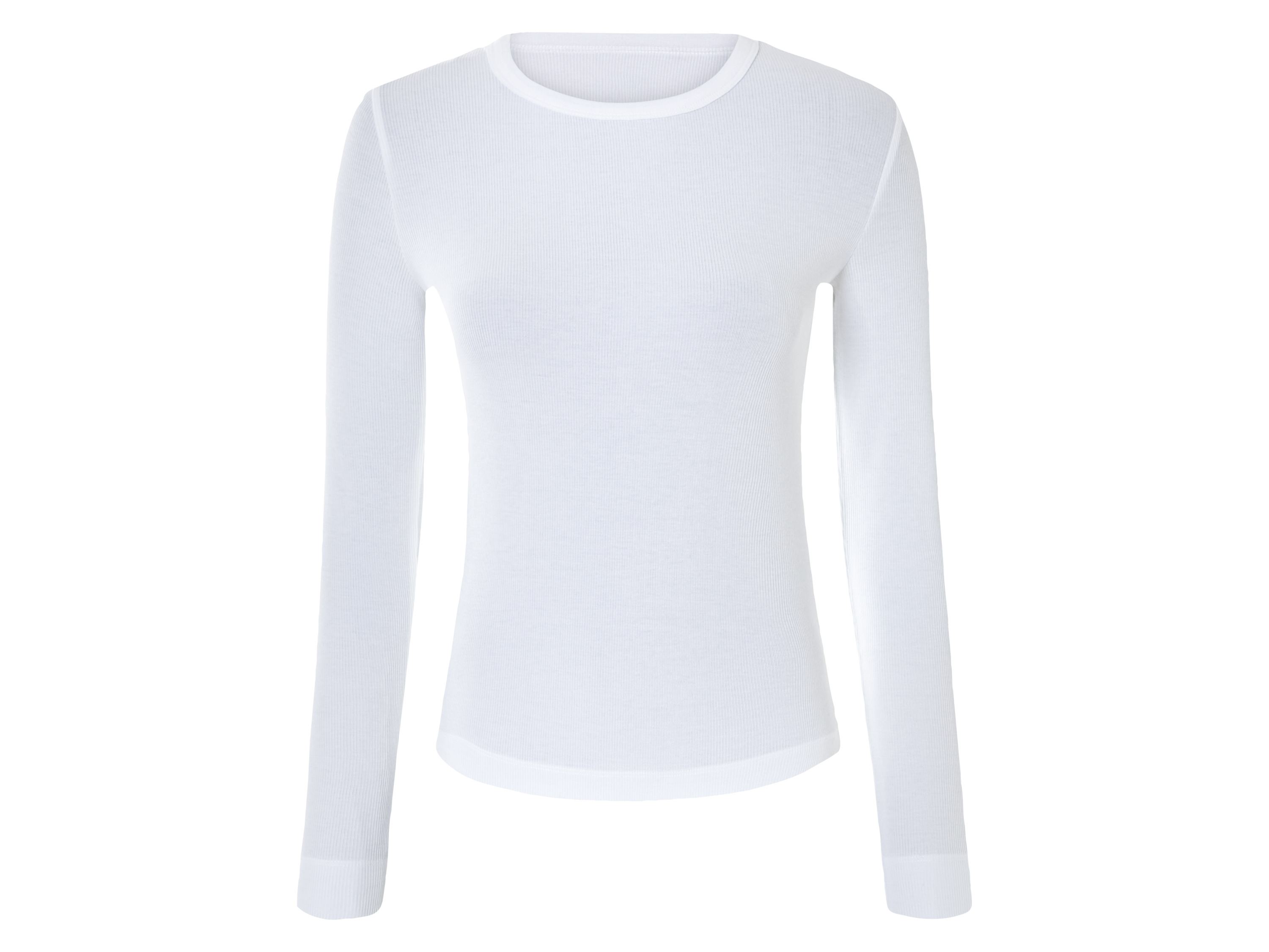 esmara® T-shirt à manches longues femme (blanc, S(34/36))