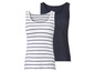 bleu marine/rayures