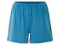 Shorts en jersey bleu marine.