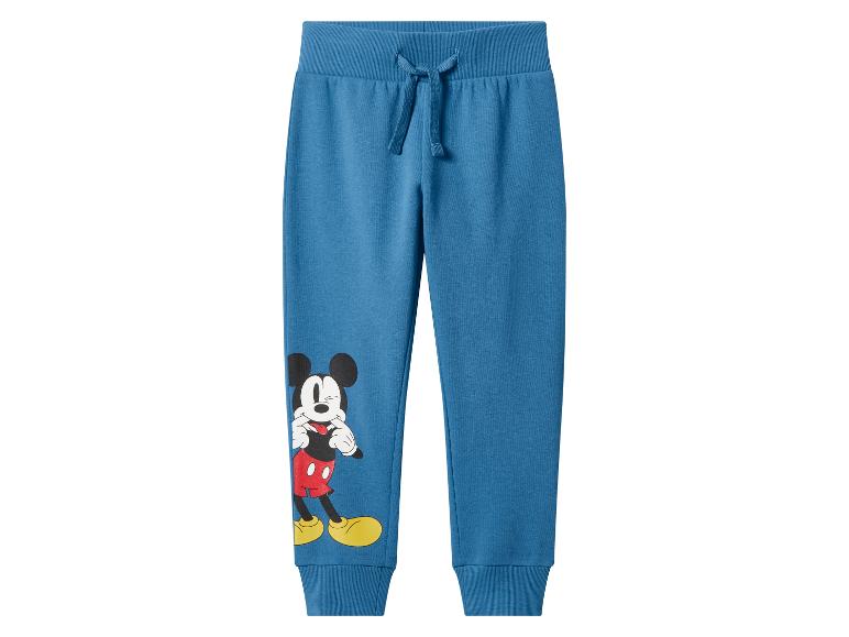 Pantalon de survêtement bleu Mickey Mouse avec cordon de serrage à la taille