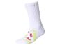 Chaussette blanche avec inscription rouge et verte « The Grinch »