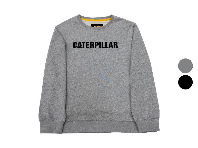 Sweat-shirt gris avec lettrage noir