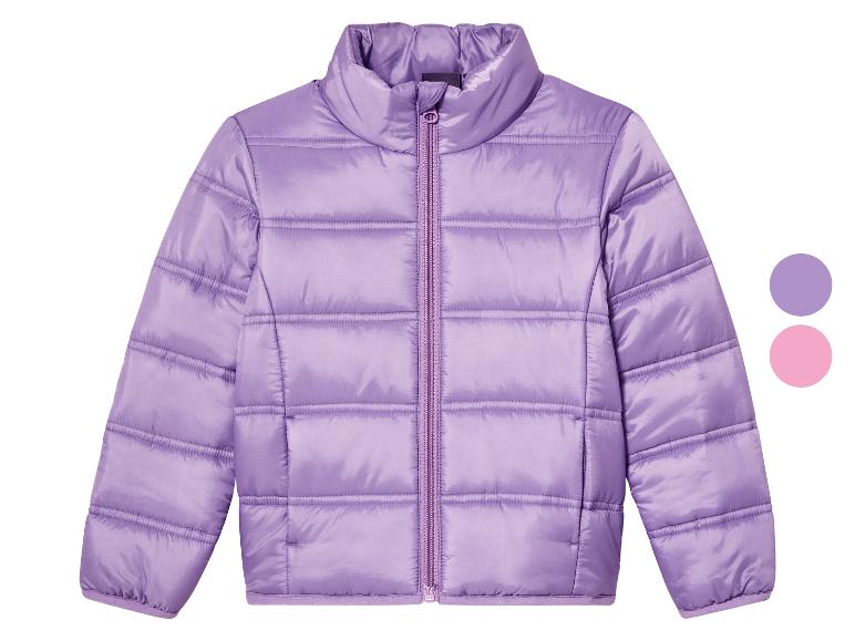 Veste matelassée violette pour filles.