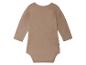 Body bébé beige manches longues.