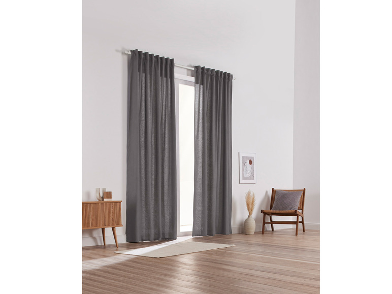 Aller en mode plein écran : LIVARNO home Lot de 2 rideaux, 135 x 254 cm - Image 7