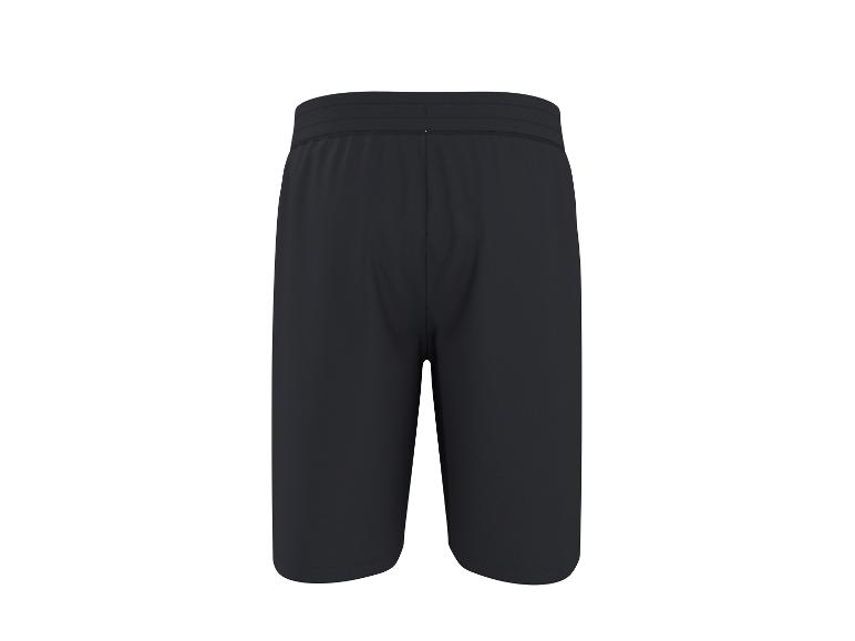 Short de sport noir pour homme, vue arrière