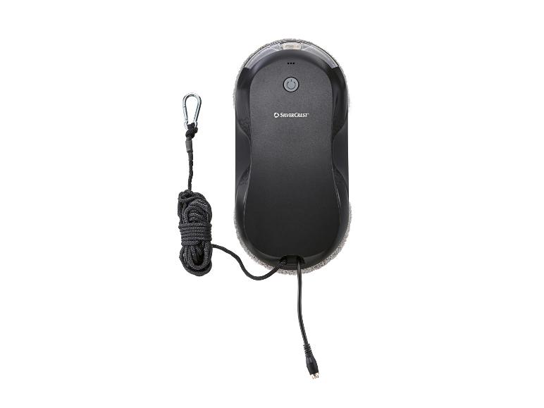 Robot lave-vitres SilverCrest avec corde de sécurité et mousqueton