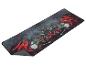 Long tapis de cuisine avec image de piments rouges et d'épices.