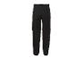 Pantalon convertible noir pour homme, vue arrière