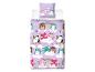 Parure de lit enfant Squish Squad : housse de couette et taie d'oreiller avec adorables animaux kawaii.