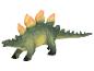 Une figurine de jouet Stegosaurus verte.