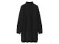 Robe pull noire à col montant