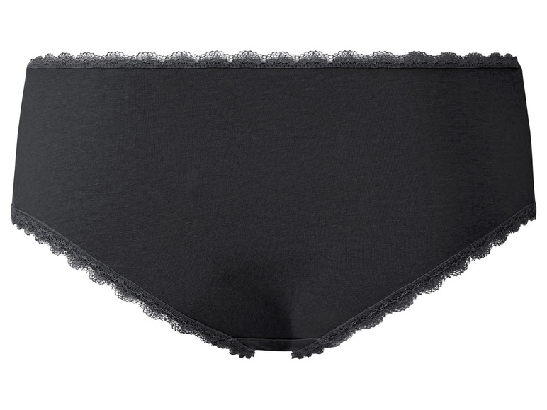 Culotte noire avec dentelle.