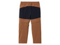 Pantalon garçon marron et bleu