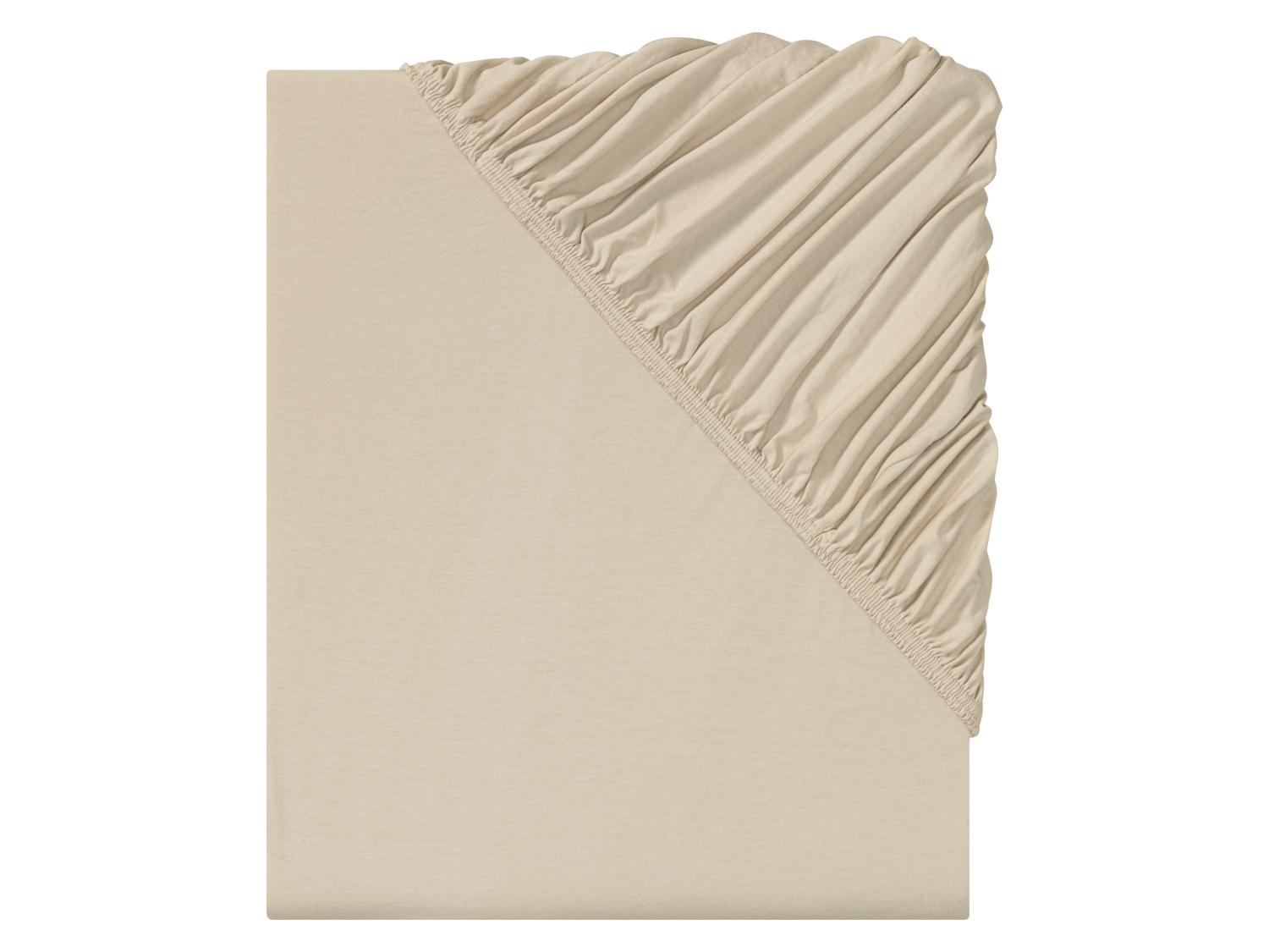 Drap-housse Biberna En Jersey 100% Coton – Blanc, Taille 90x190 à 100x200 Cm, élastique Circulaire