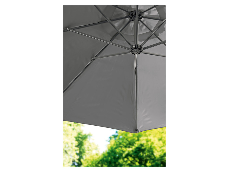 Aller en mode plein écran : LIVARNO home Parasol déporté, Ø 300 cm, anthracite - Image 9