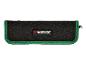 Pochette noire Parkside avec fermeture éclair et bords verts
