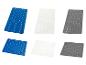 Six tapis de bain antidérapants de différentes couleurs.