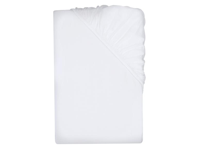 Drap-housse en satin, 180-200 x 200 cm