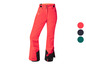 Pantalon de ski rouge Crivit avec des détails noirs.