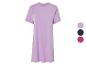 Robe t-shirt lilas et autres couleurs disponibles.