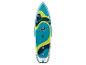 Paddle board gonflable F2, design bleu et vert.