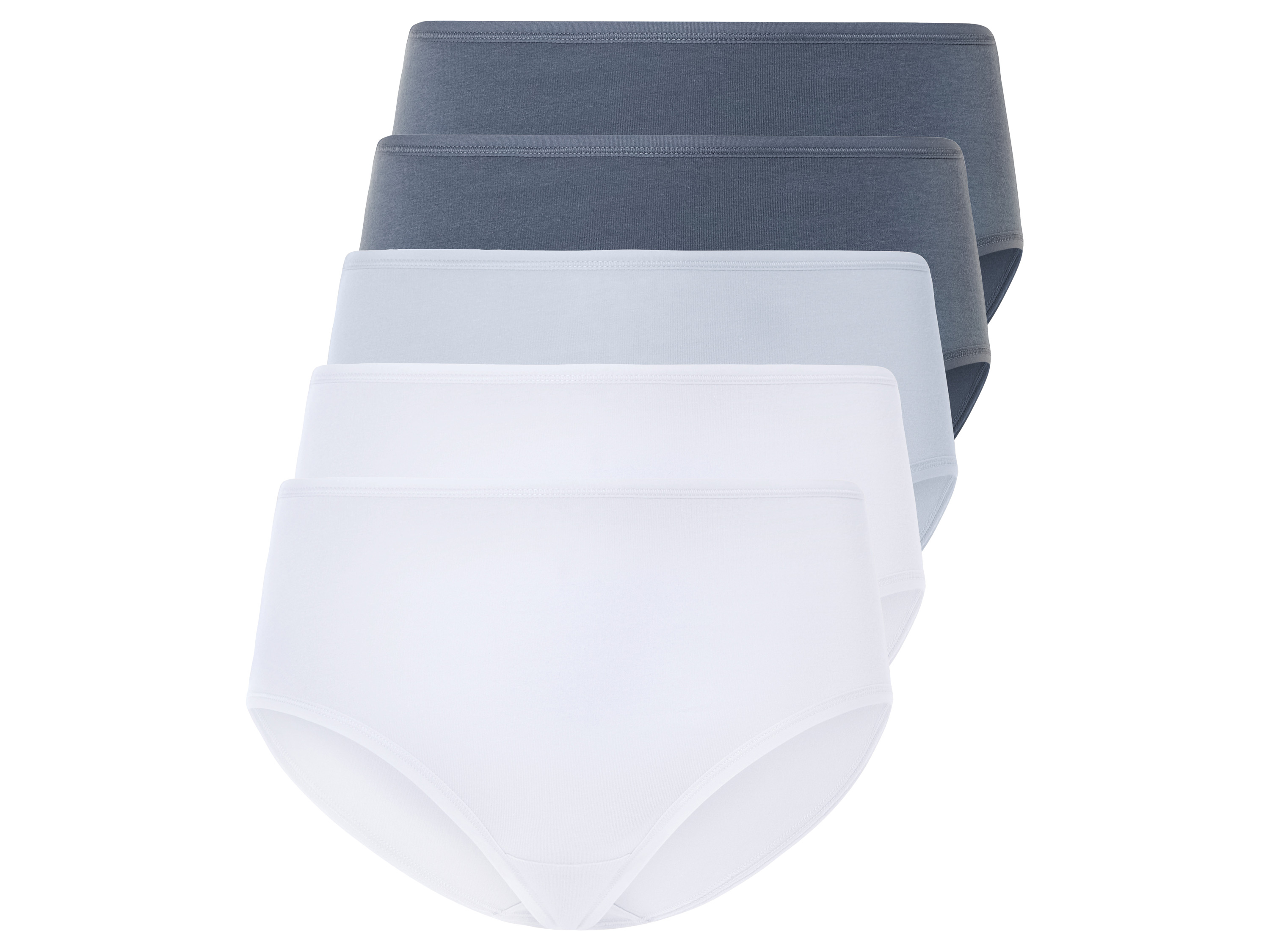 esmara® Lot de 5 culottes femme (bleu/rose)