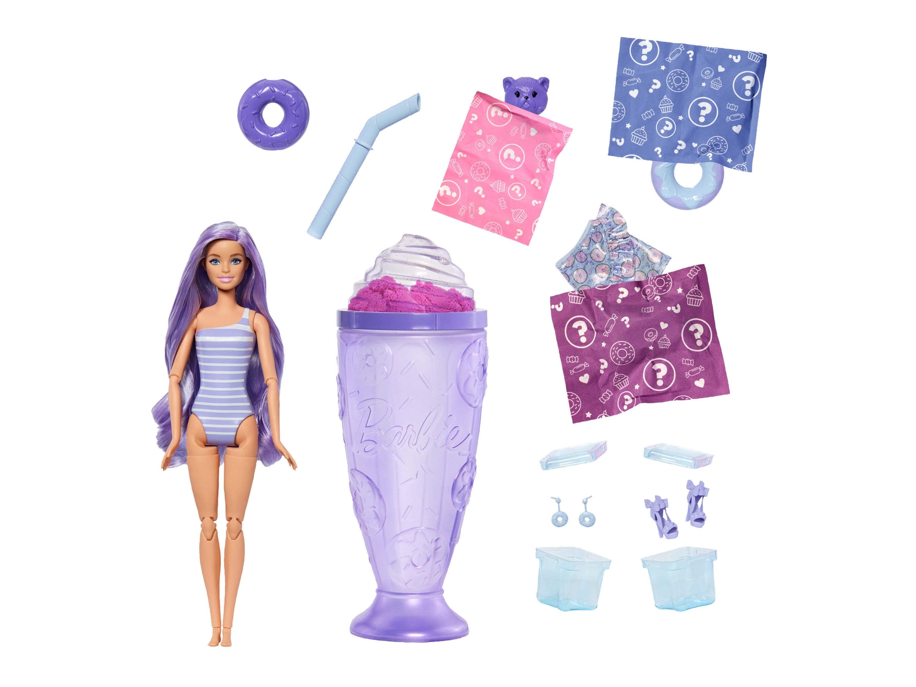 BARBIE Poupée Pop Reval (Poupée pourpre)