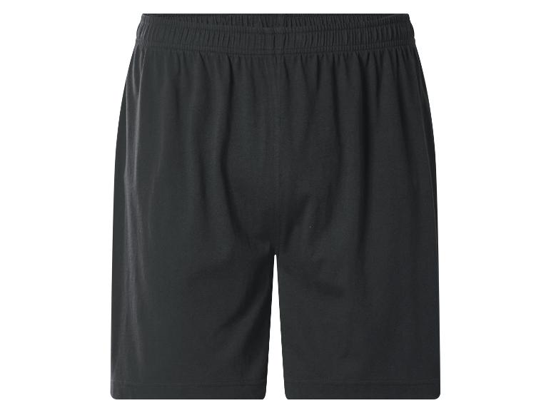 Short de sport noir pour homme avec taille élastique.