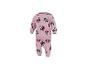 Ensemble pyjama rose pour bébé avec imprimé de personnages de dessins animés.