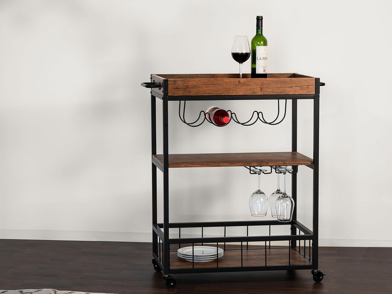 Aller en mode plein écran : Wenko Chariot de cuisine, 40 x 89 x 89,5 cm - Image 21