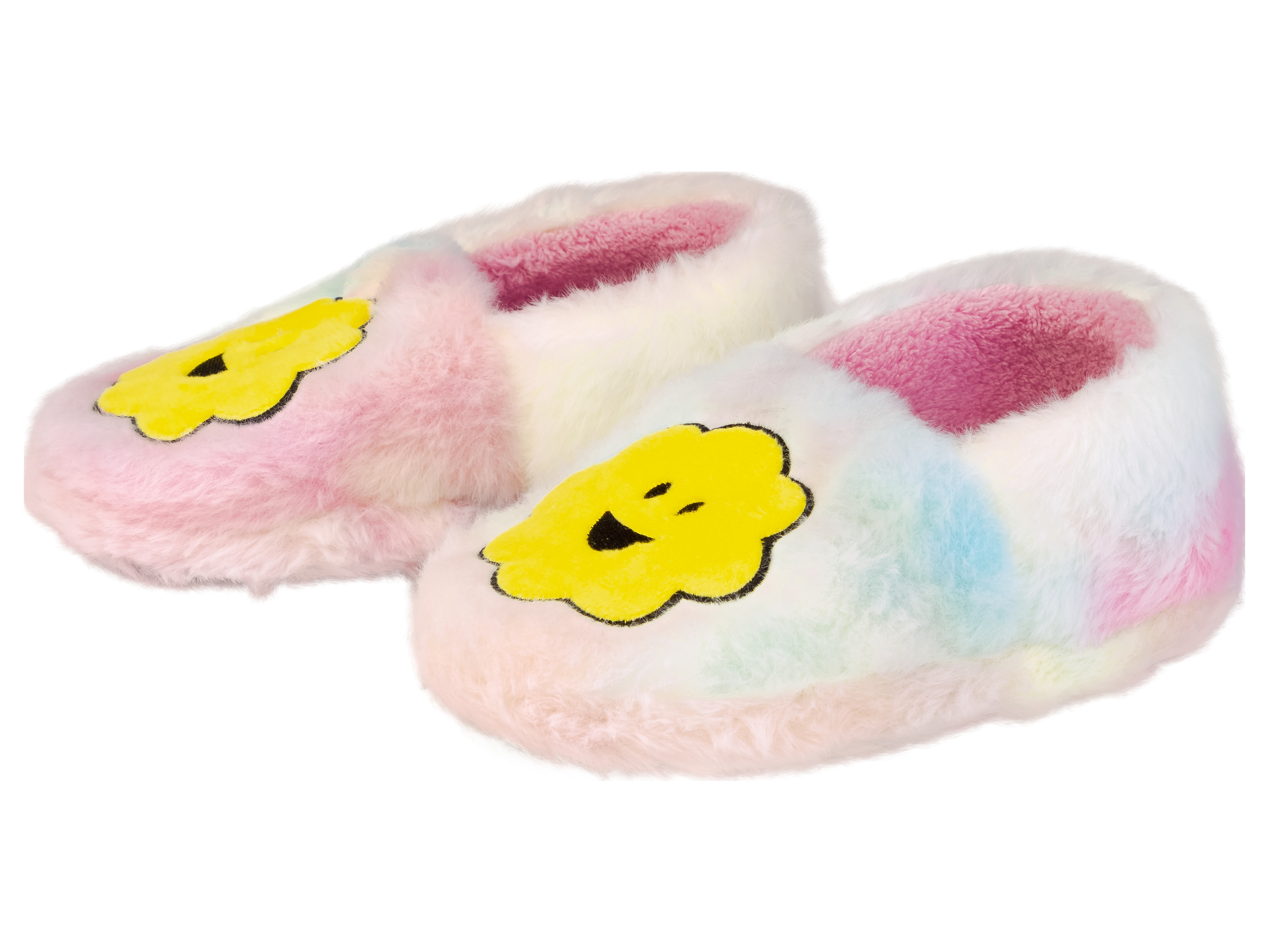 lupilu® Chaussons bébé  (rose/jaune, 24/25)
