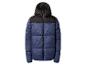 Doudoune homme bleue et noire avec capuche