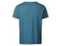 Vue arrière d'un t-shirt bleu marine pour homme.