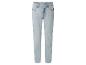 Jean droit femme en denim bleu clair