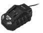 Chargeur de batterie noir avec sortie max. 4,5 A et compatibilité X20V Team.