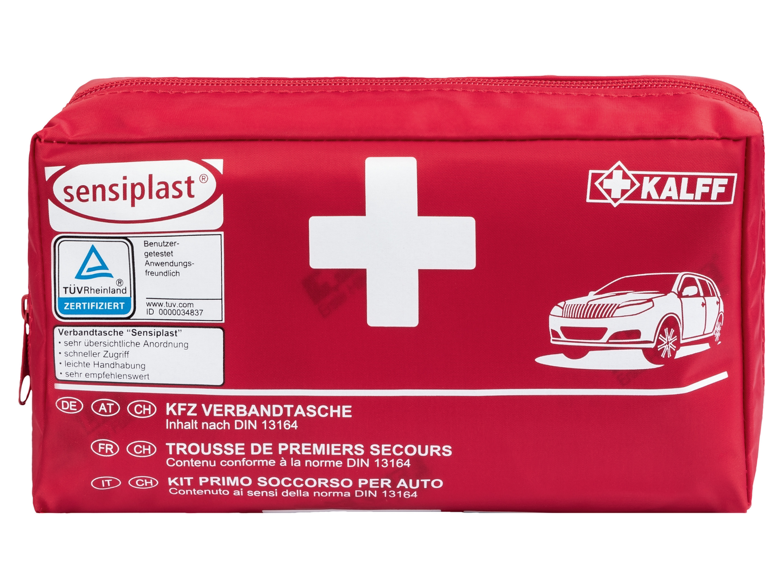 sensiplast® Trousse de premiers secours, 44 pièces