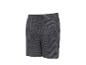 Short de sport gris foncé avec un motif géométrique subtil.