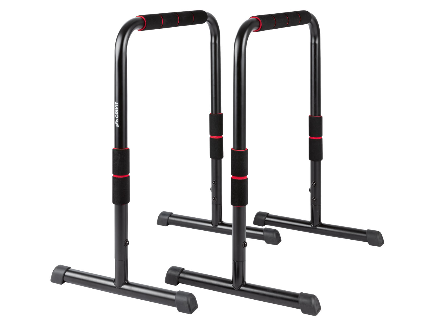 CRIVIT Lot de 2 barres à dips